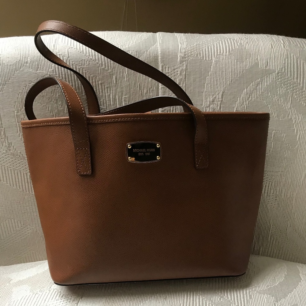 Michael Kors Brown Leather Tote